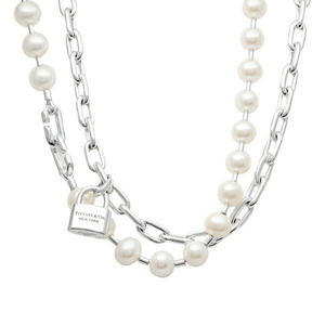 Tiffany Pearl Lock Necklace
